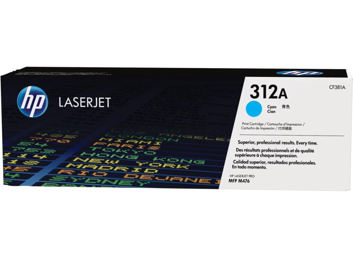 Toner HP CF381A azurový 2700 stran