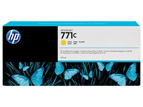 Inkoustová náplň HP 771C žlutá B6Y10A