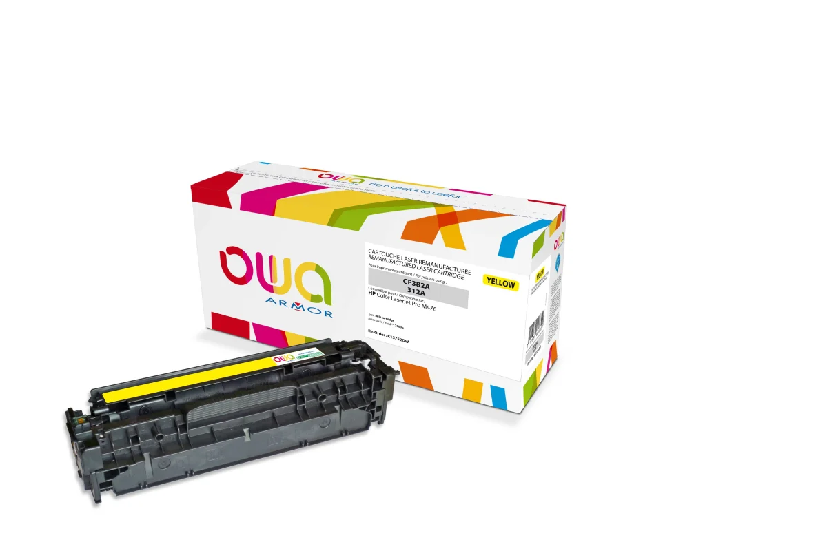 OWA Armor toner kompatibilní s HP CF382A, 2700st, žlutá/yellow