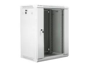Nástěnný rack 19'' 15U 600X450mm šedý flat pack - obrázek 3