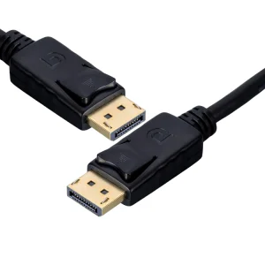 PremiumCord DisplayPort 1.4 přípojný kabel M/M, zlacené konektory, 1m - obrázek 2