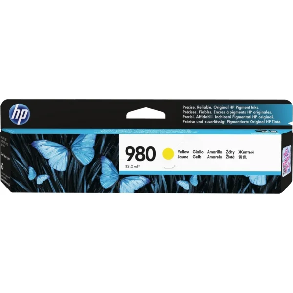 Inkoustová náplň HP 980 žlutá D8J09A