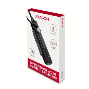 AXAGON ADSA-FP2A, USB-A 5Gbps - SATA 6G 2.5" SSD/HDD SLIM adaptér - obrázek 3