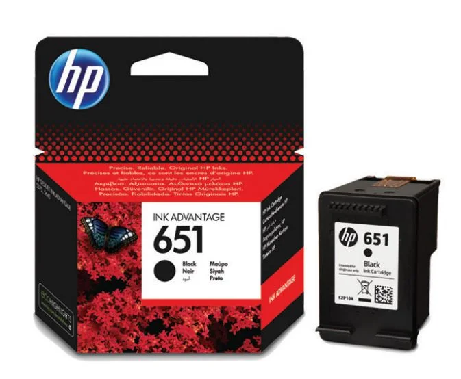 Inkoustová náplň HP 651 černá C2P10AE