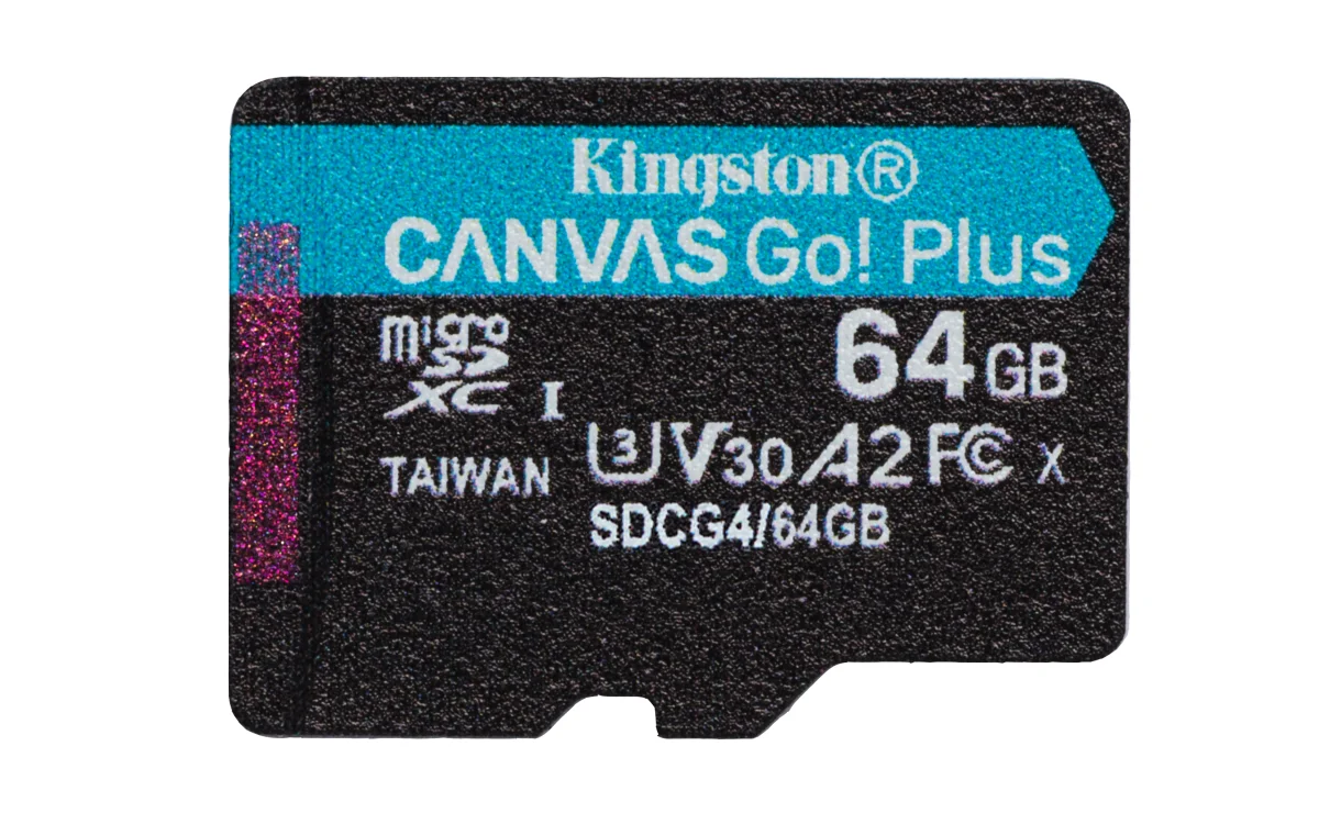 Kingston Canvas Go Plus A2/Micro SDXC/64GB/UHS-I U3 / Class 10