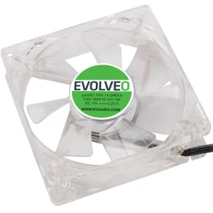 EVOLVEO ventilátor 140mm, LED zelený - obrázek 2