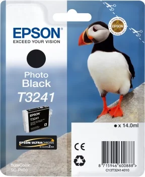Inkoustová náplň Epson T3241 foto černá 14 ml