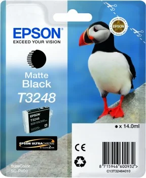Inkoustová náplň EPSON T3248 matná černá 14 ml