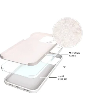 ER POWER Silikonový kryt CARNEVAL SNAP pro iPhone 14 s MagSafe - bílá - obrázek 2