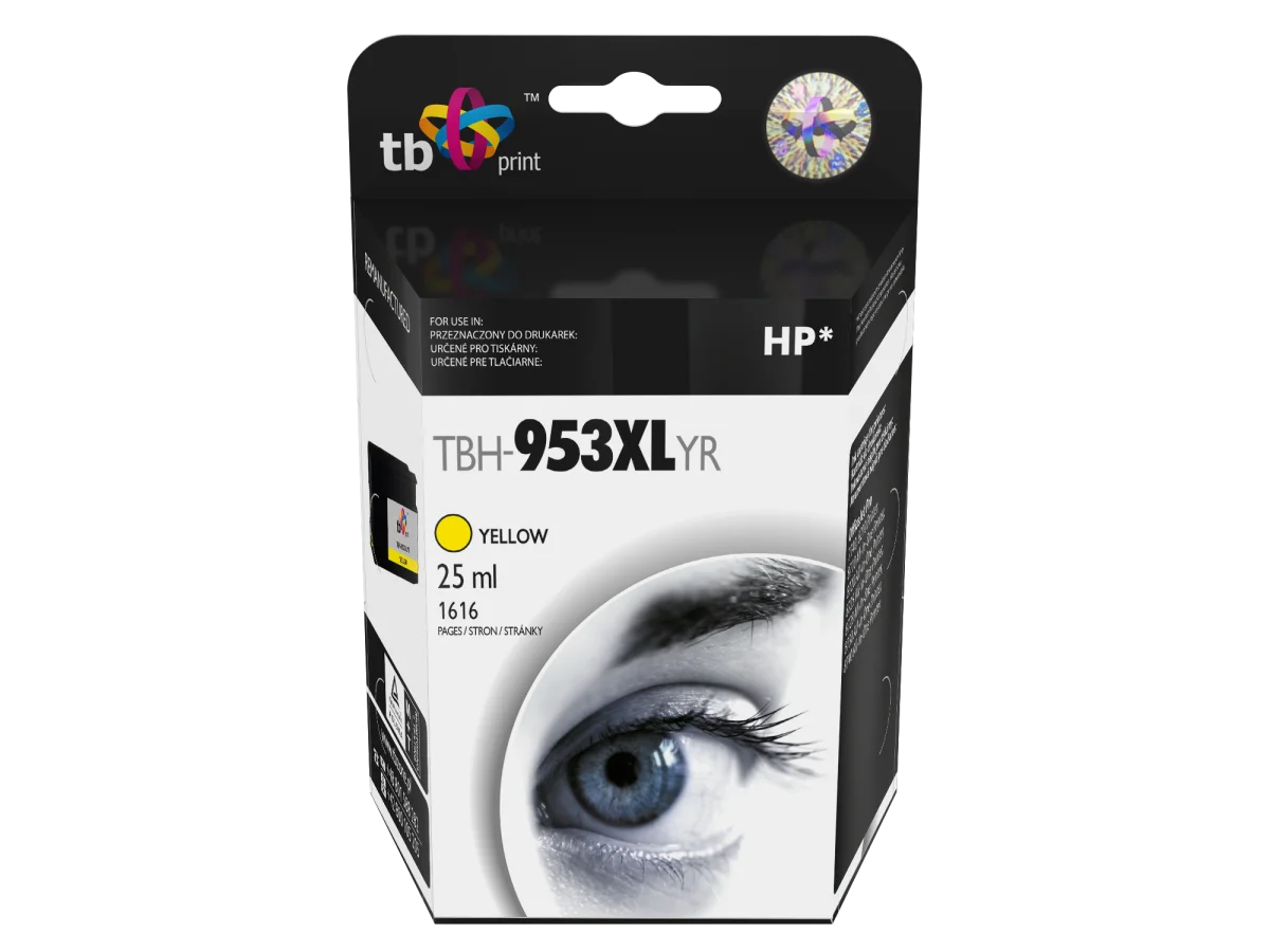 Inkoustová náplň HP OJ 8710 žlutá 25 ml (TB)