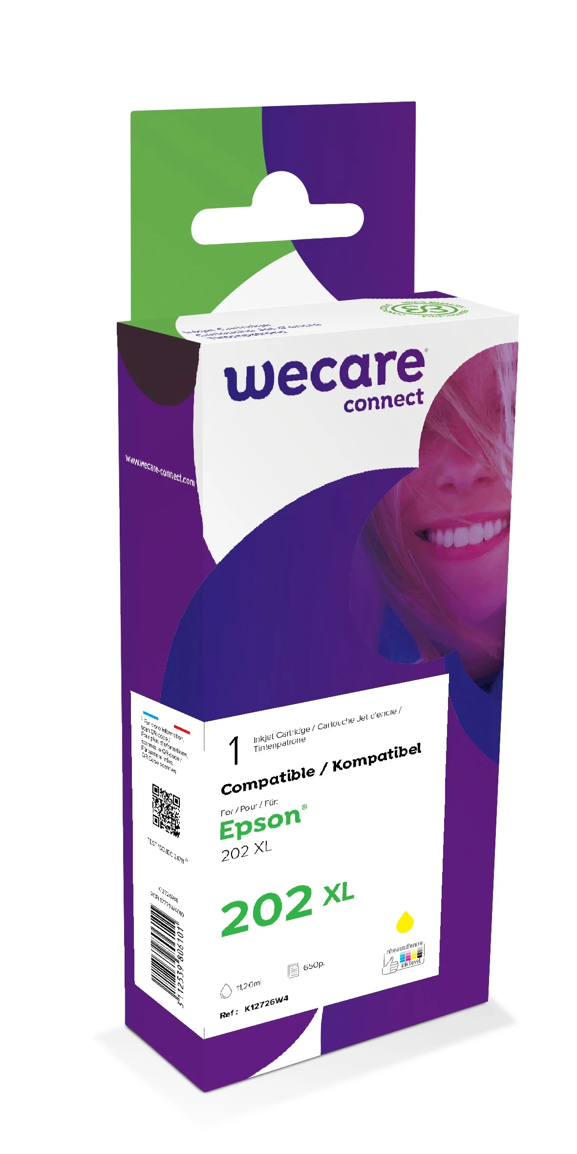 Inkoustová náplň EPSON C13T02H440 žlutá 11,2 ml (ARMOR)