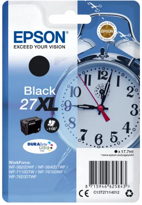 Epson Singlepack Black 27XL DURABrite Ultra Ink