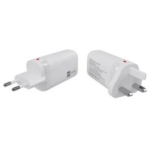 ER POWER 65W GaN síťový adaptér 2xUSB-C PD/USB-A bílý - obrázek 3