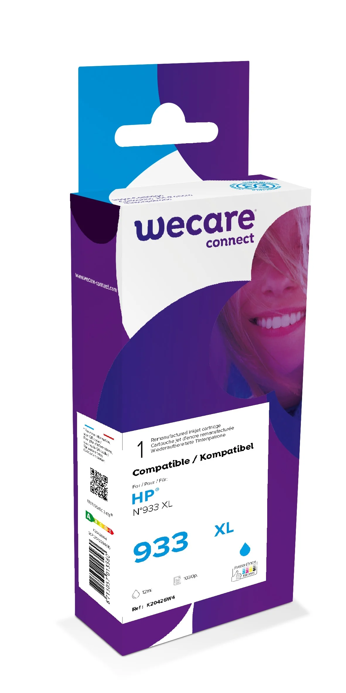 Inkoustová náplň HP CN054AE azurová 12 ml ARMOR