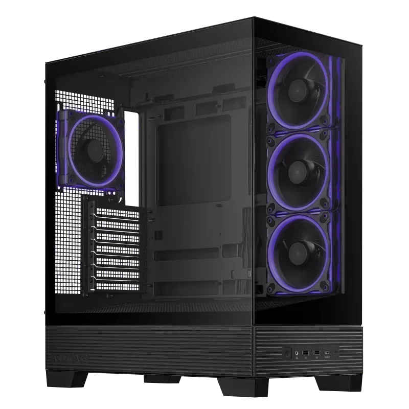 ASUS case A31 PLUS TG ARGB FANS black