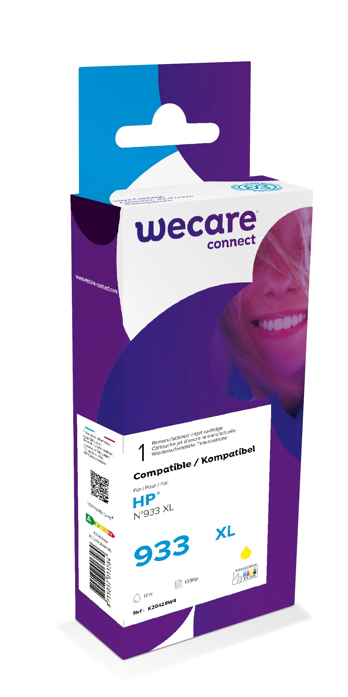 Inkoustová náplň HP CN056AE žlutá 12 ml ARMOR WECARE