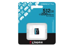 Kingston Canvas Go Plus A2/Micro SDXC/512GB/UHS-I U3 / Class 10 - obrázek 2