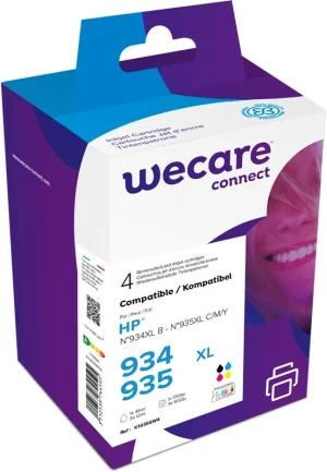 Inkoustová náplň HP X4E14AE černá azurová purpurová žlutá WECARE ARMOR