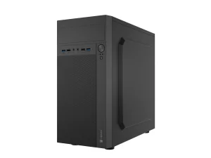 PC skříň Natec HELIX/Micro Tower/Černá - obrázek 2