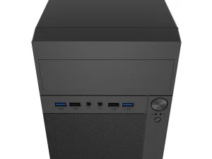 PC skříň Natec HELIX/Micro Tower/Černá - obrázek 8