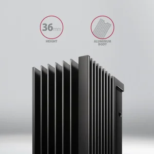 AXAGON CLR-M2XL, hliníkový pasivní chladič pro jedno i oboustranný M.2 SSD disk, výška 36 mm - obrázek 3