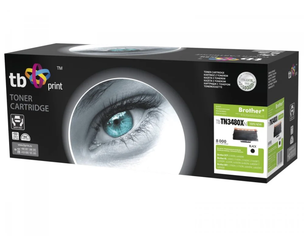 Toner Brother TN3480 černý TB kompatibilní