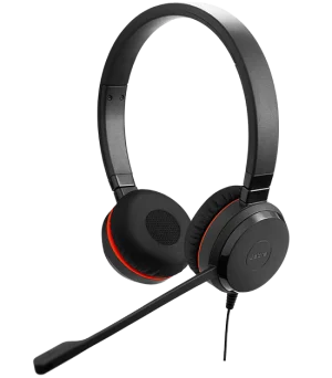 Jabra Evolve 30 II/Stereo/Jack/Drát/Černá
