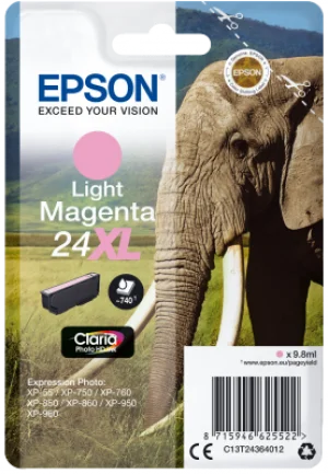 Epson Singl. Light Magenta 24XL Claria Photo Ink