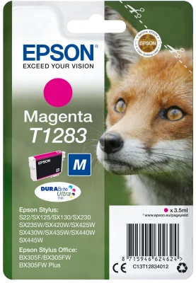 Epson Singlepack Magenta T1283 DURABrite Ultra Ink