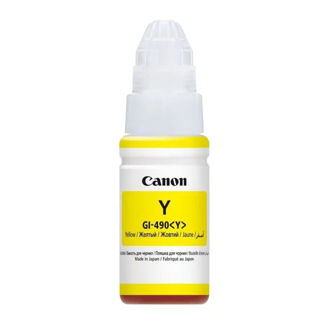 Inkoustová náplň Canon GI-590 žlutá 70 ml