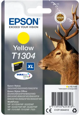 Epson Singlepack Yellow T1304 DURABrite Ultra Ink