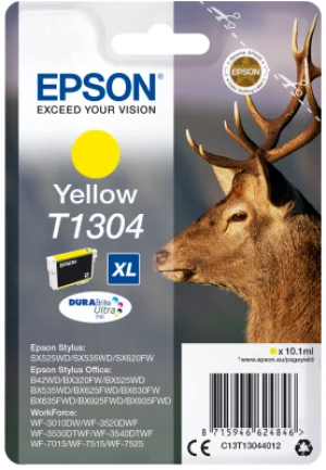 Epson Singlepack Yellow T1304 DURABrite Ultra Ink