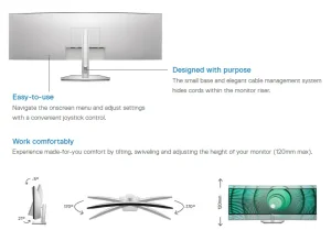 Dell UltraSharp U4924DW 49" IPS 5120x1440 60Hz - obrázek 4