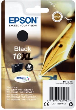 Inkoustová náplň Epson 16XL černá DURABrite Ultra