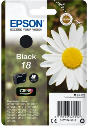 Inkoustová náplň Epson Claria Home 18 černá