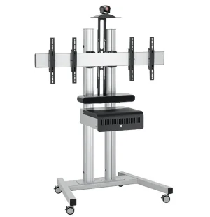 Vogel's PFT8530S pojízdný podstavec Connect-it Floor stříbrný - obrázek 5