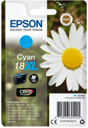 Inkoustová náplň Epson 18XL azurová Claria Home