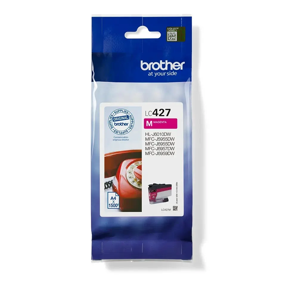Inkoustová náplň Brother LC-427M purpurová 1500 stran