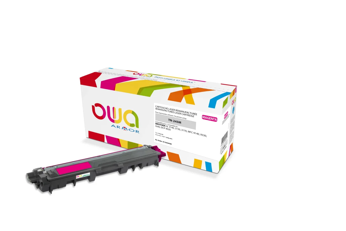 OWA Armor toner kompatibilní s Brother TN-245M/TN-246M, 2200st, červená/magenta
