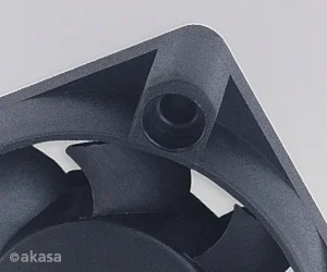 ventilátor Akasa - 40x10 mm  - černý - obrázek 4