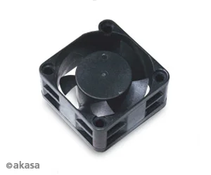 ventilátor Akasa - 40x20 mm  - černý