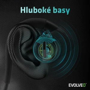 EVOLVEO BonePro, bezdr sluchátka na lícní kost - obrázek 3