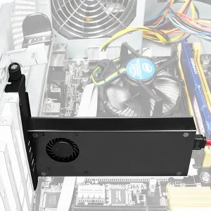 AXAGON PCEM2-DC, PCIe x4 - M.2 NVMe M-key + SATA B-key slot adaptér, chladič, vč. LP - obrázek 12