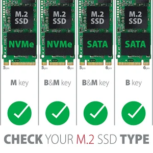 AXAGON PCEM2-DC, PCIe x4 - M.2 NVMe M-key + SATA B-key slot adaptér, chladič, vč. LP - obrázek 4