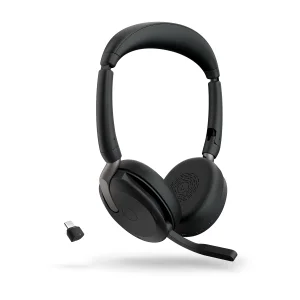 Jabra Evolve2 65 Flex/Stereo/ANC/USB-C/BT-USB/Bezdrát/Černá - obrázek 2
