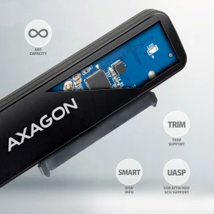 AXAGON ADSA-FP2C, USB-C 5Gbps - SATA 6G 2.5" SSD/HDD SLIM adaptér - obrázek 4