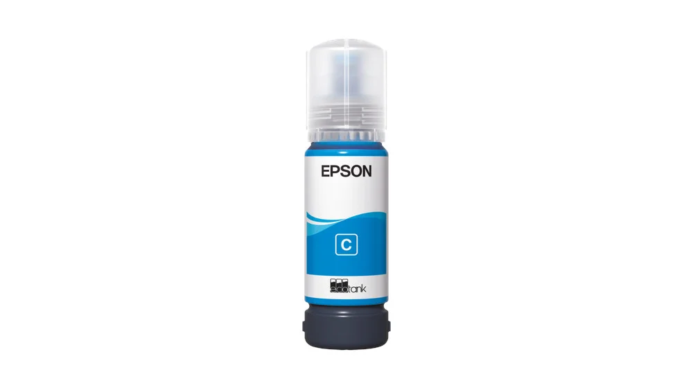 Inkoustová náplň T09C2 EPSON 108 EcoTank azurová 70 ml 7200 stran