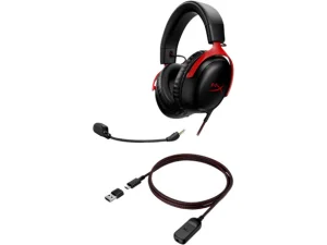 HyperX Cloud III/ANC/Jack/Černá-červená - obrázek 3