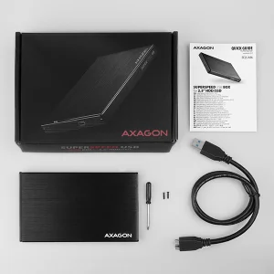 AXAGON EE25-XA6, USB 5Gbps - SATA 6G, 2.5" kovový ALINE box - obrázek 4