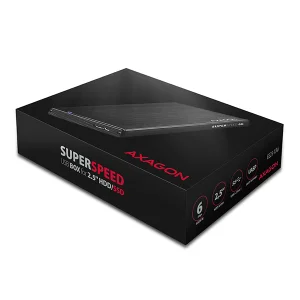 AXAGON EE25-XA6, USB 5Gbps - SATA 6G, 2.5" kovový ALINE box - obrázek 5